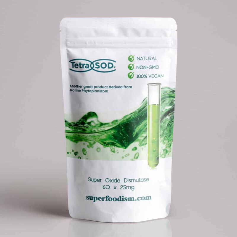 TetraSOD® SuperOxide Dismutase Capsules 60x25MG